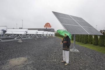 En del av energiparken. Foto: Anders Eliasson