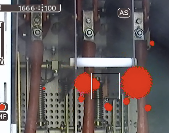 Bild från avfotad skärm som visar ett fel i kabelförband
